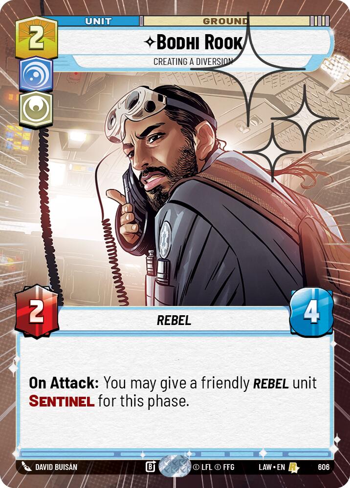 Bodhi Rook - Creating a Diversion (606) (Hyperspace Foil) (606) [A Lawless Time] | Exor Games New Glasgow