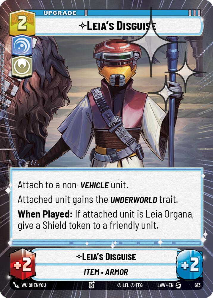 Leia's Disguise (613) (Hyperspace Foil) (613) [A Lawless Time] | Exor Games New Glasgow