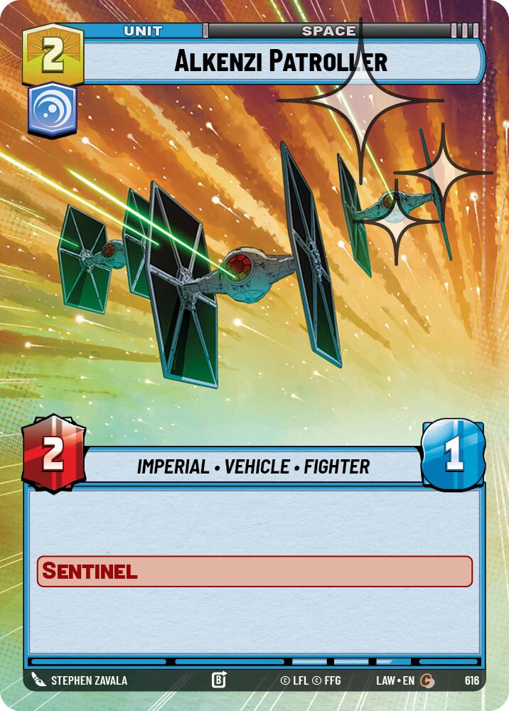 Alkenzi Patroller (616) (Hyperspace Foil) (616) [A Lawless Time] | Exor Games New Glasgow