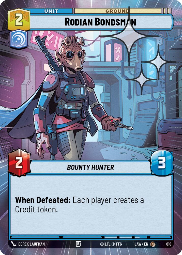 Rodian Bondsman (618) (Hyperspace Foil) (618) [A Lawless Time] | Exor Games New Glasgow