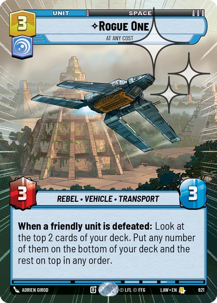 Rogue One - At Any Cost (621) (Hyperspace Foil) (621) [A Lawless Time] | Exor Games New Glasgow