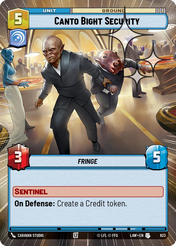 Canto Bight Security (623) (Hyperspace Foil) (623) [A Lawless Time] | Exor Games New Glasgow