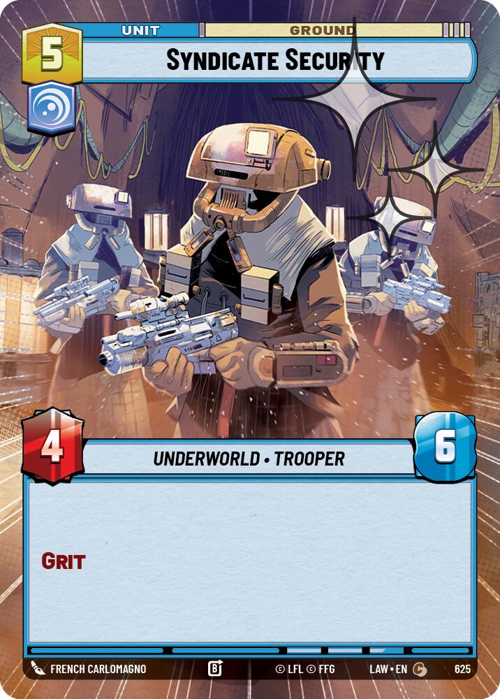 Syndicate Security (625) (Hyperspace Foil) (625) [A Lawless Time] | Exor Games New Glasgow