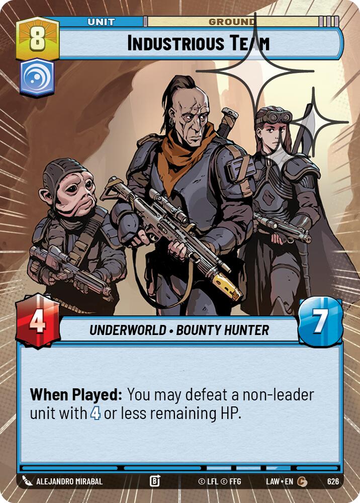 Industrious Team (626) (Hyperspace Foil) (626) [A Lawless Time] | Exor Games New Glasgow
