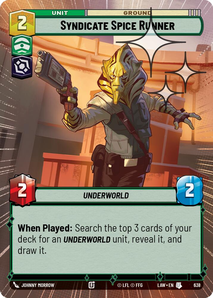 Syndicate Spice Runner (638) (Hyperspace Foil) (638) [A Lawless Time] | Exor Games New Glasgow