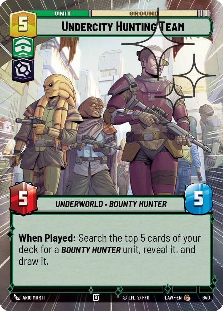Undercity Hunting Team (640) (Hyperspace Foil) (640) [A Lawless Time] | Exor Games New Glasgow