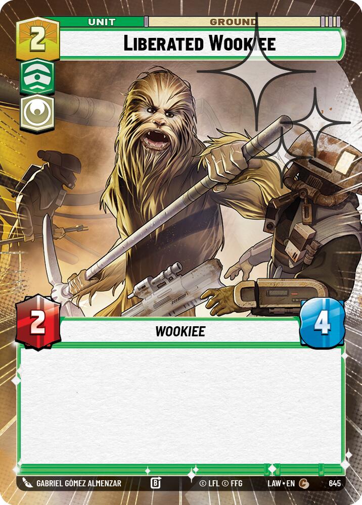 Liberated Wookie (645) (Hyperspace Foil) (645) [A Lawless Time] | Exor Games New Glasgow