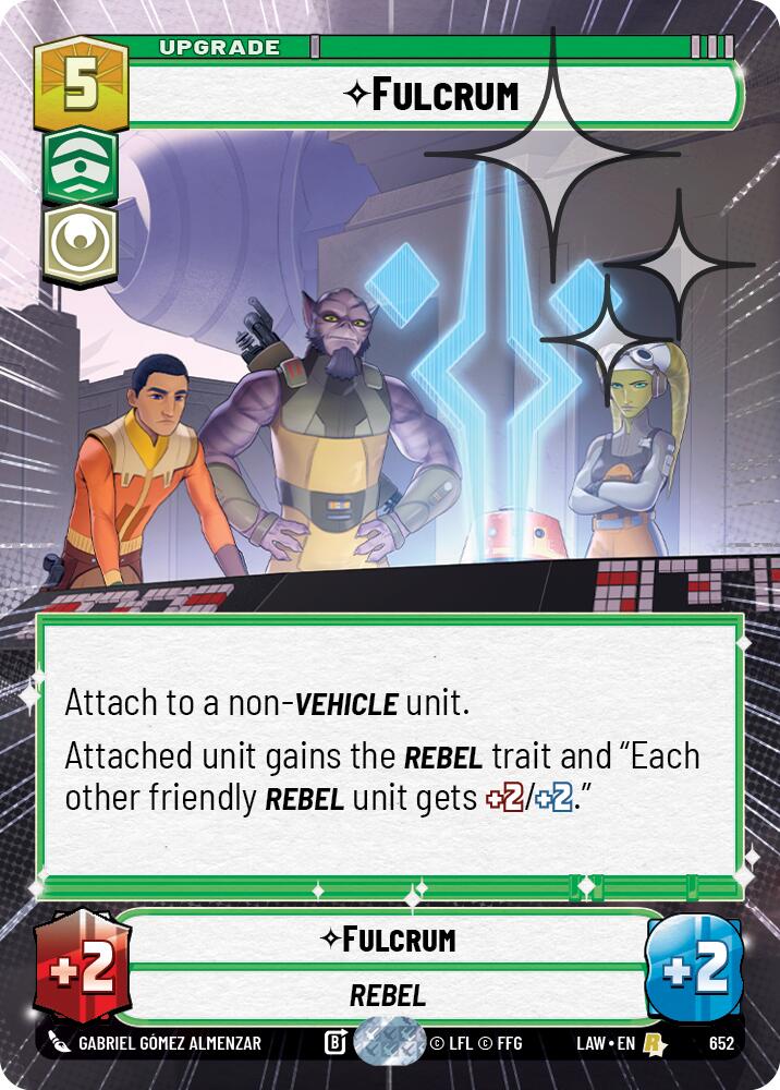 Fulcrum (652) (Hyperspace Foil) (652) [A Lawless Time] | Exor Games New Glasgow