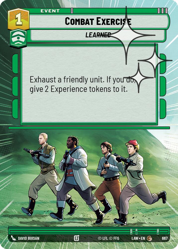Combat Exercise (667) (Hyperspace Foil) (667) [A Lawless Time] | Exor Games New Glasgow