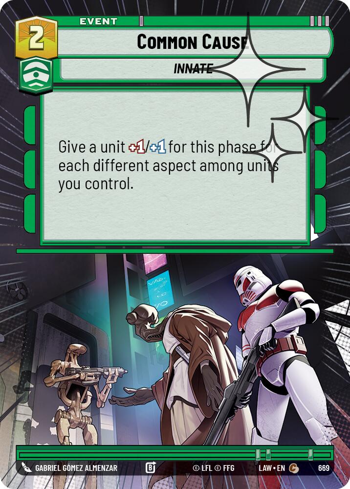 Common Cause (669) (Hyperspace Foil) (669) [A Lawless Time] | Exor Games New Glasgow