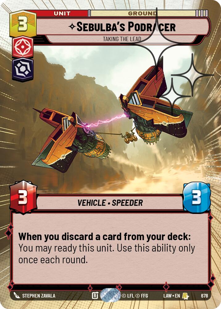 Sebulba's Podracer - Taking the Lead (678) (Hyperspace Foil) (678) [A Lawless Time] | Exor Games New Glasgow