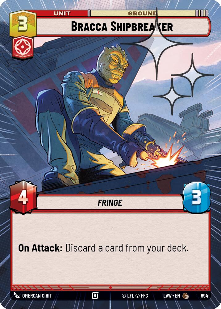 Bracca Shipbreaker (694) (Hyperspace Foil) (694) [A Lawless Time] | Exor Games New Glasgow