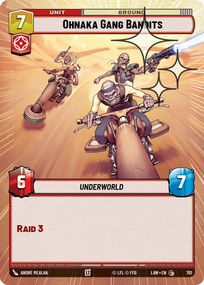 Ohnaka Gang Bandits (701) (Hyperspace Foil) (701) [A Lawless Time] | Exor Games New Glasgow