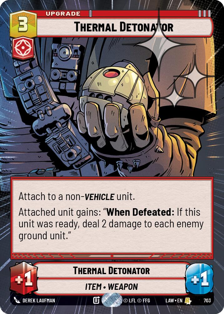 Thermal Detonator (703) (Hyperspace Foil) (703) [A Lawless Time] | Exor Games New Glasgow