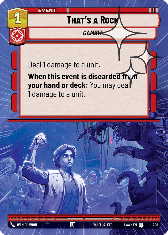 That's a Rock (708) (Hyperspace Foil) (708) [A Lawless Time] | Exor Games New Glasgow