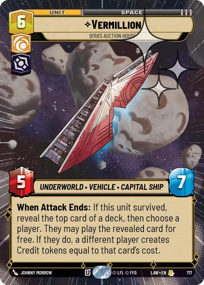 Vermillion - Qi'Ra's Auction House (717) (Hyperspace Foil) (717) [A Lawless Time] | Exor Games New Glasgow