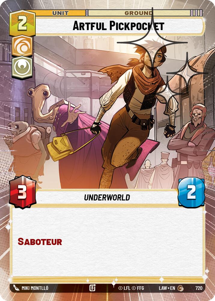 Artful Pickpocket (720) (Hyperspace Foil) (720) [A Lawless Time] | Exor Games New Glasgow