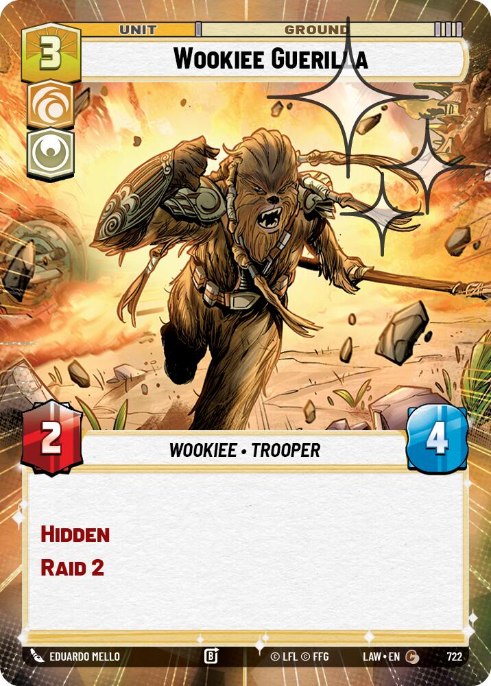 Wookiee Guerilla (722) (Hyperspace Foil) (722) [A Lawless Time] | Exor Games New Glasgow