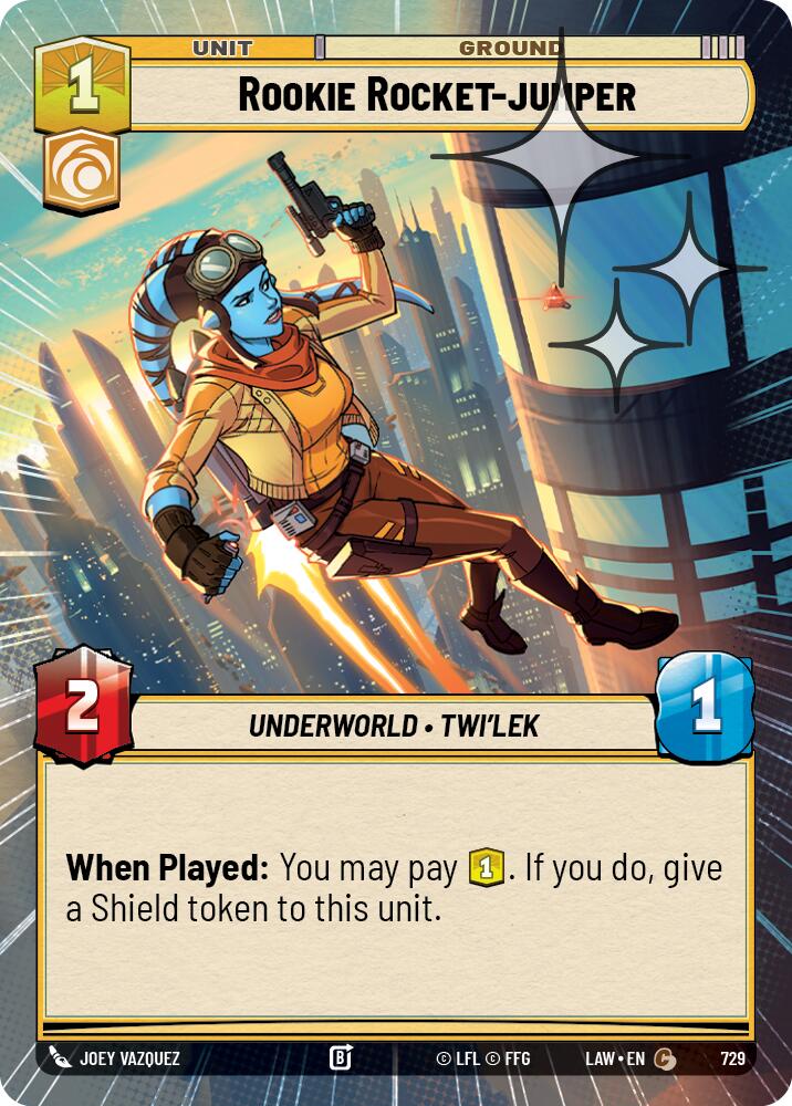 Rookie Rocket-Jumper (729) (Hyperspace Foil) (729) [A Lawless Time] | Exor Games New Glasgow