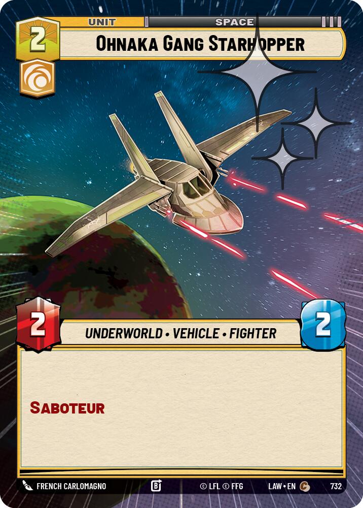 Ohnaka Gang Starhopper (732) (Hyperspace Foil) (732) [A Lawless Time] | Exor Games New Glasgow