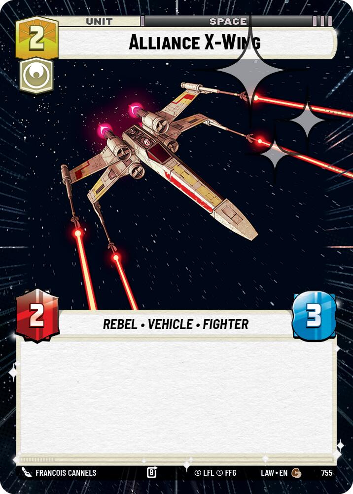 Alliance X-Wing (755) (Hyperspace Foil) (755) [A Lawless Time] | Exor Games New Glasgow