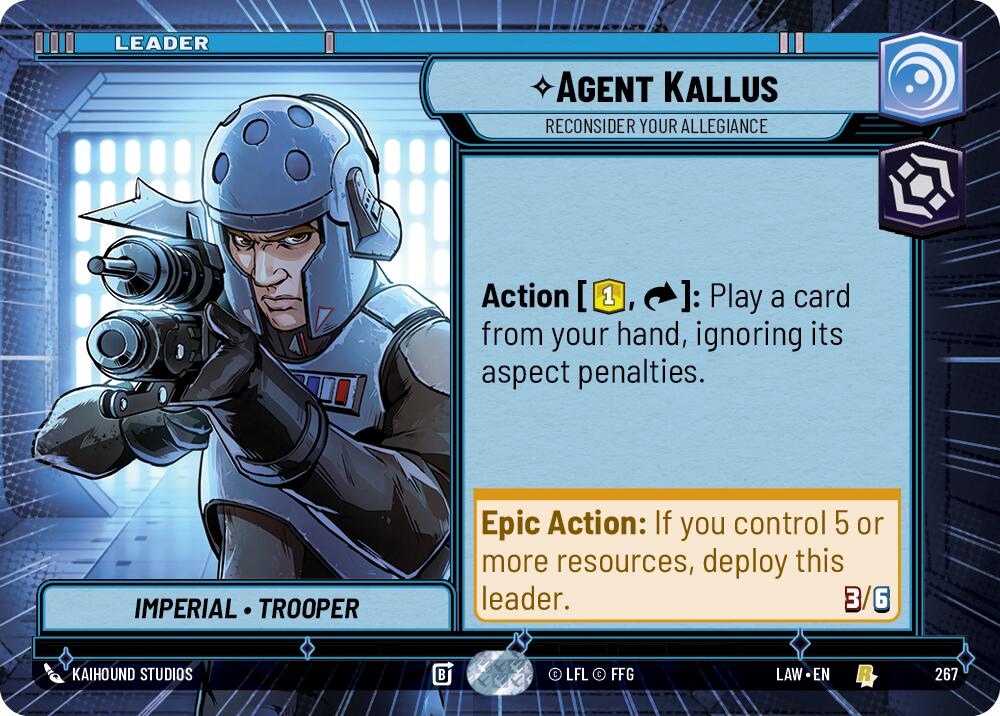 Agent Kallus - Reconsider Your Allegiance (Hyperspace) (267) (267) [A Lawless Time] | Exor Games New Glasgow