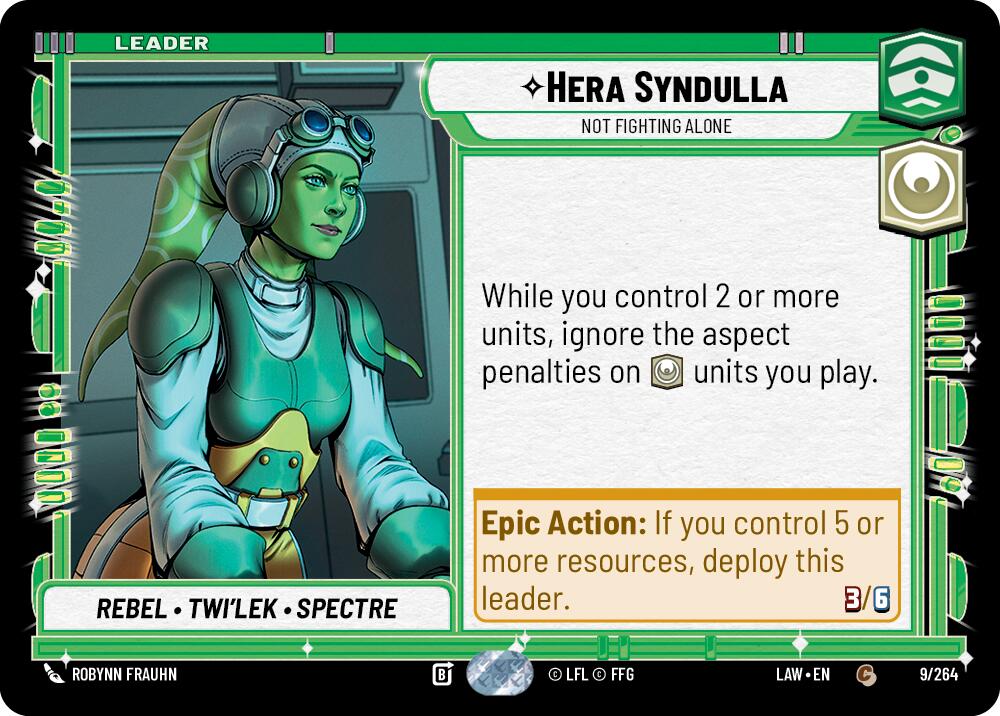 Hera Syndulla - Not Fighting Alone (9/264) (9/264) [A Lawless Time] | Exor Games New Glasgow