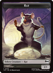 Clue // Rat Double-Sided Token [Teenage Mutant Ninja Turtles Commander Tokens] | Exor Games New Glasgow