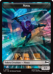 Ninja // Food Double-Sided Token [Teenage Mutant Ninja Turtles Tokens] | Exor Games New Glasgow
