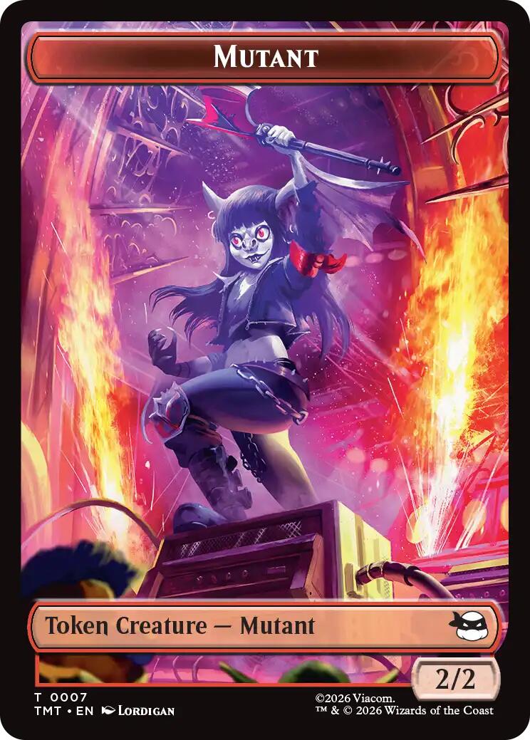 Mutant // Mutagen Double-Sided Token [Teenage Mutant Ninja Turtles Tokens] | Exor Games New Glasgow