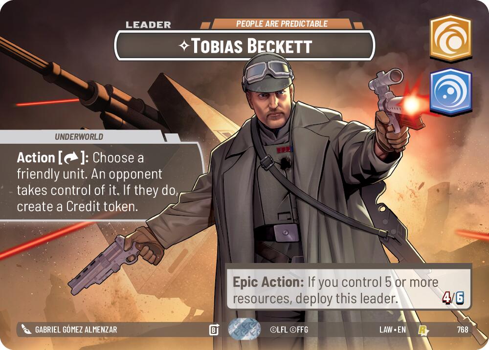 Tobias Beckett - People are Predictable (Showcase) (768) (768) [A Lawless Time] | Exor Games New Glasgow