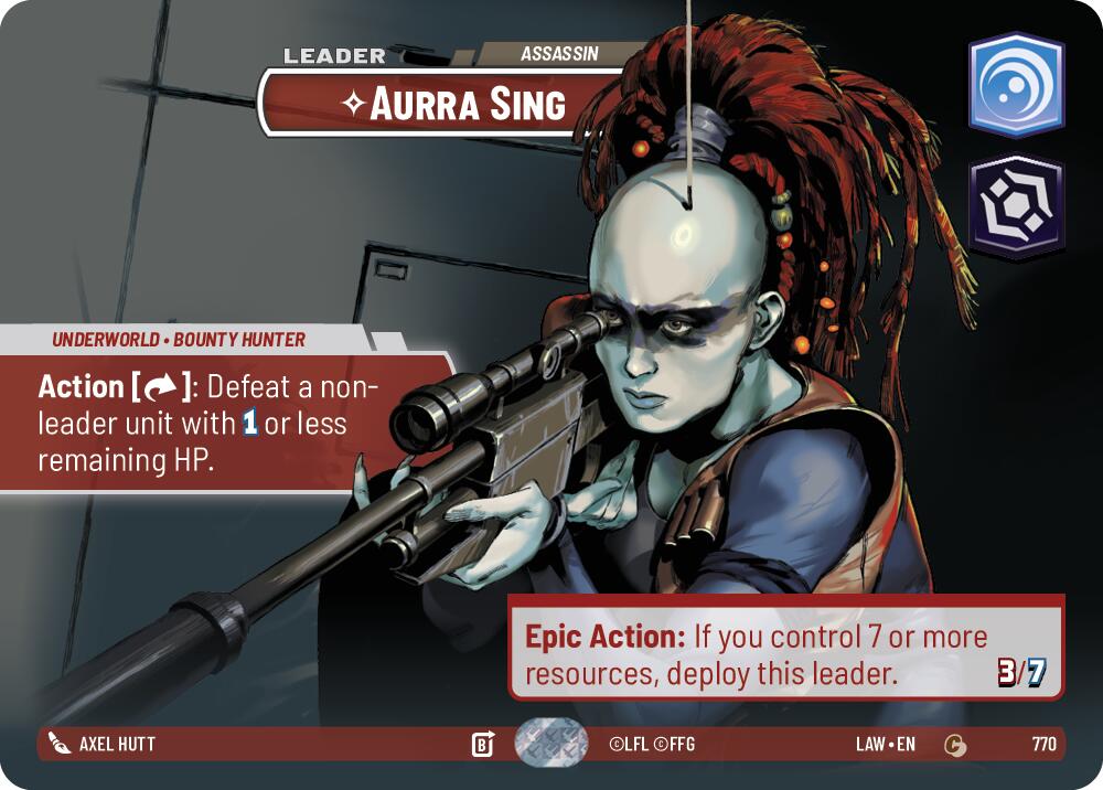 Aurra Sing - Assassin (Showcase) (770) (770) [A Lawless Time] | Exor Games New Glasgow