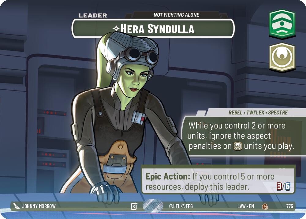 Hera Syndulla - Not Fighting Alone (Showcase) (775) (775) [A Lawless Time] | Exor Games New Glasgow