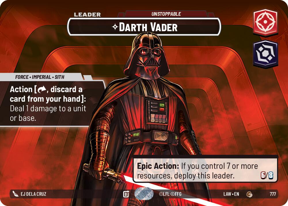 Darth Vader - Unstoppable (Showcase) (777) (777) [A Lawless Time] | Exor Games New Glasgow