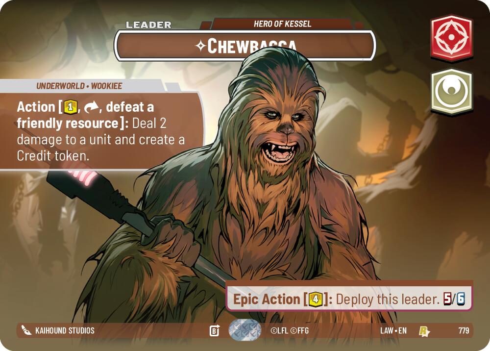 Chewbacca - Hero of Kessel (Showcase) (779) (779) [A Lawless Time] | Exor Games New Glasgow