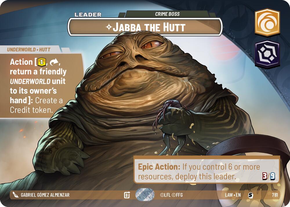 Jabba the Hutt - Crime Boss (Showcase) (781) (781) [A Lawless Time] | Exor Games New Glasgow