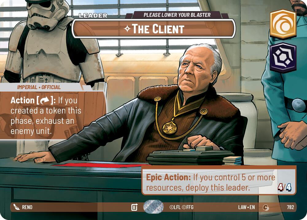 The Client - Please Lower Your Blaster (Showcase) (782) (782) [A Lawless Time] | Exor Games New Glasgow