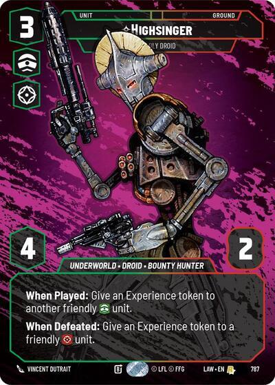 Highsinger - Deadly Droid (Prestige) (787) (787) [A Lawless Time] | Exor Games New Glasgow