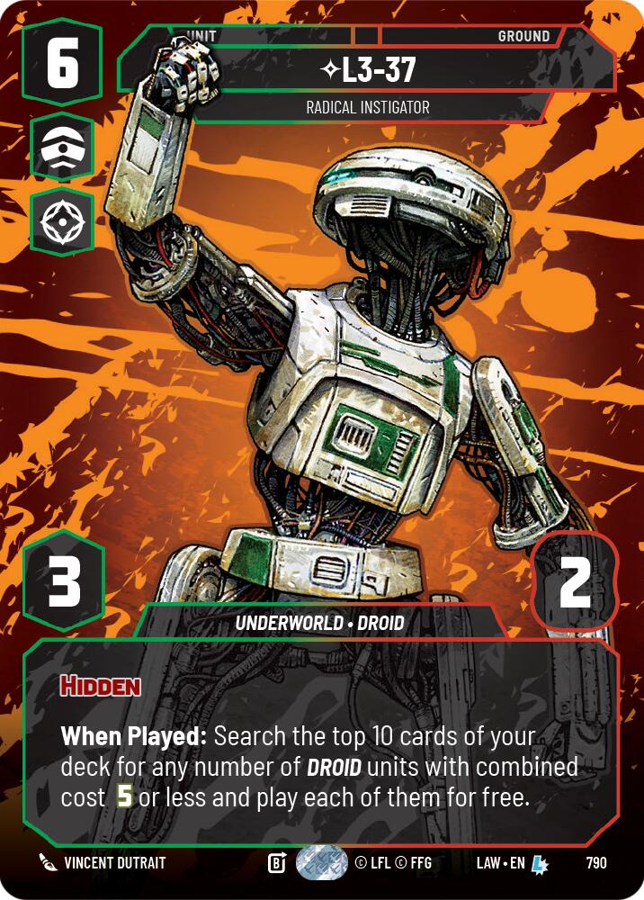 L3-37 - Radical Instigator (Prestige) (790) (790) [A Lawless Time] | Exor Games New Glasgow