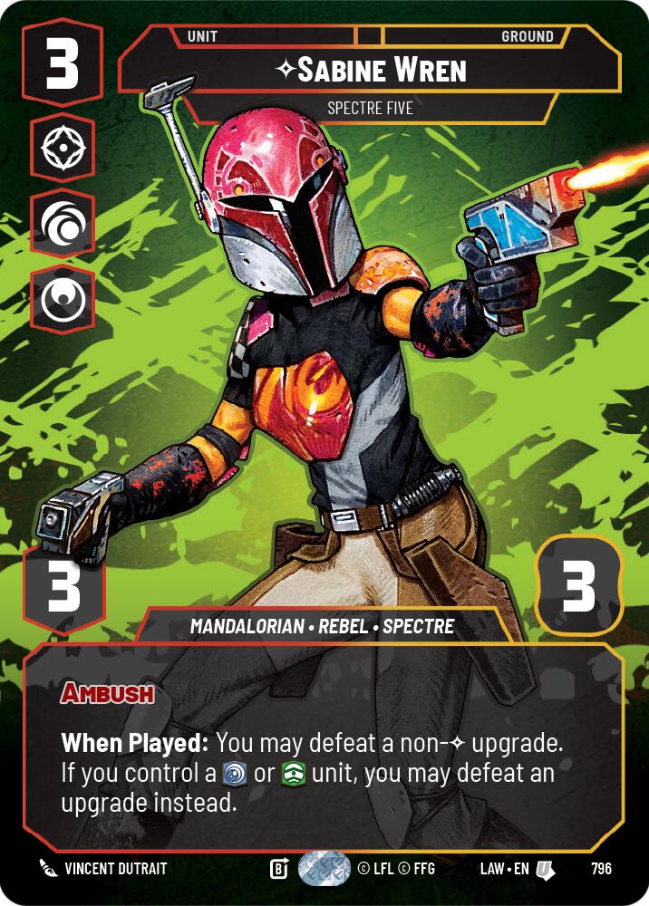 Sabine Wren - Spectre Five (Prestige) (796) (796) [A Lawless Time] | Exor Games New Glasgow