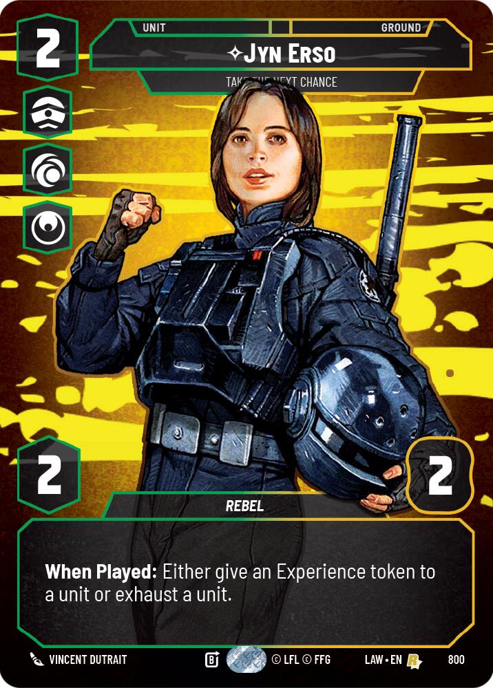 Jyn Erso - Take the Next Chance (Prestige) (800) (800) [A Lawless Time] | Exor Games New Glasgow