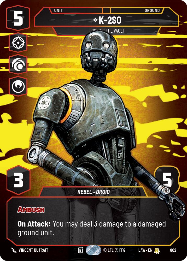 K-2S0 - Locking the Vault (Prestige) (802) (802) [A Lawless Time] | Exor Games New Glasgow