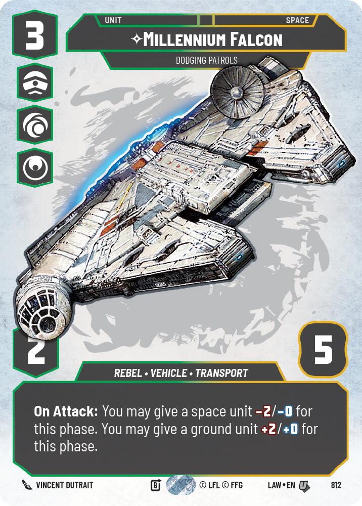 Millennium Falcon - Dodgingg Patrols (Prestige) (812) (812) [A Lawless Time] | Exor Games New Glasgow