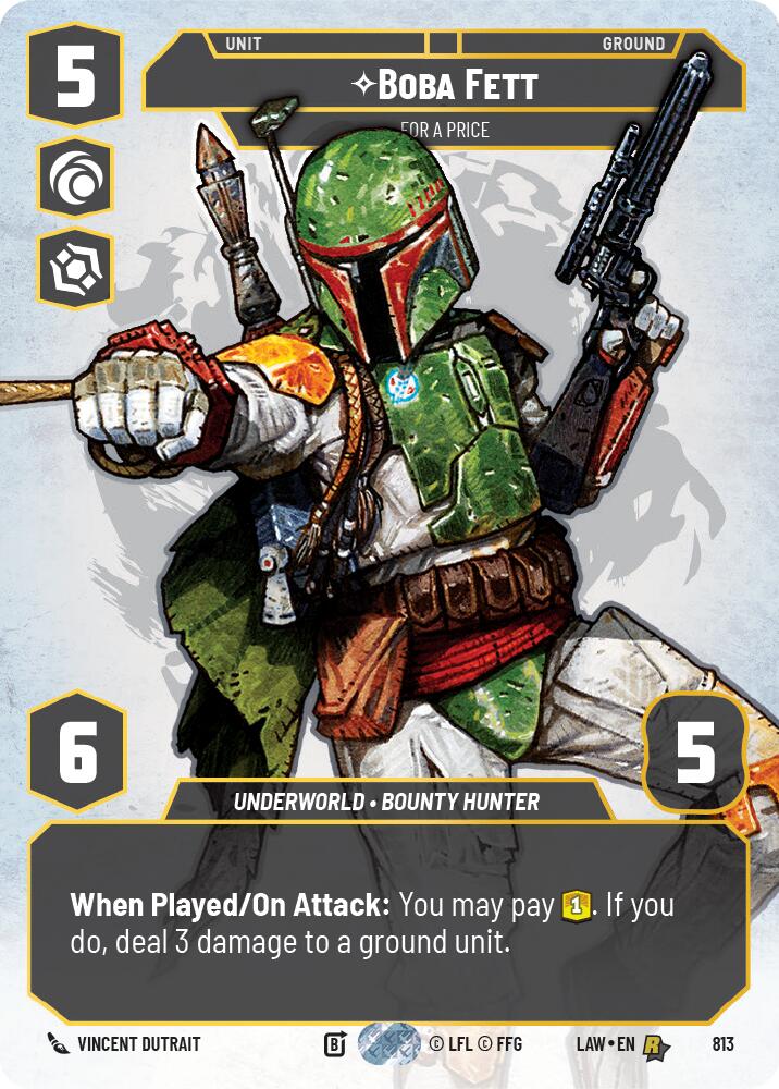 Boba Fett - For a Price (Prestige) (813) (813) [A Lawless Time] | Exor Games New Glasgow
