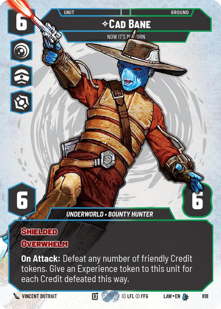 Cad Bane - Now It's My Turn (Prestige) (818) (818) [A Lawless Time] | Exor Games New Glasgow