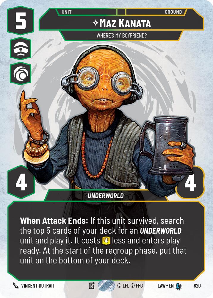 Maz Kanata - Where's My Boyfriend? (Prestige) (820) (820) [A Lawless Time] | Exor Games New Glasgow