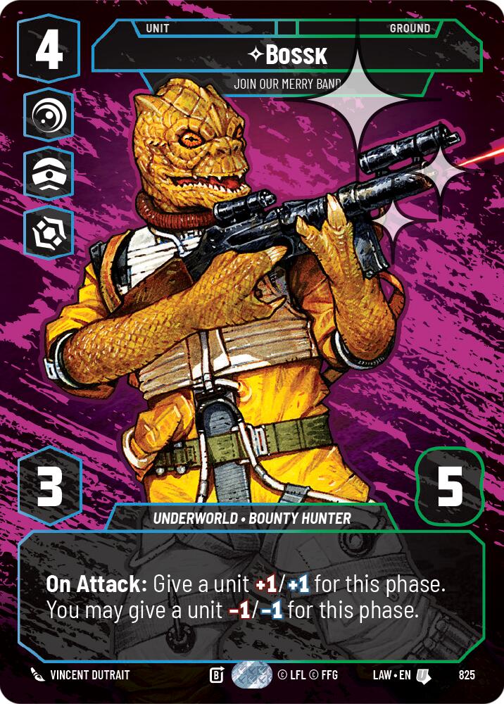 Bossk - Join Our Merry Band (Prestige Foil) (825) (825) [A Lawless Time] | Exor Games New Glasgow
