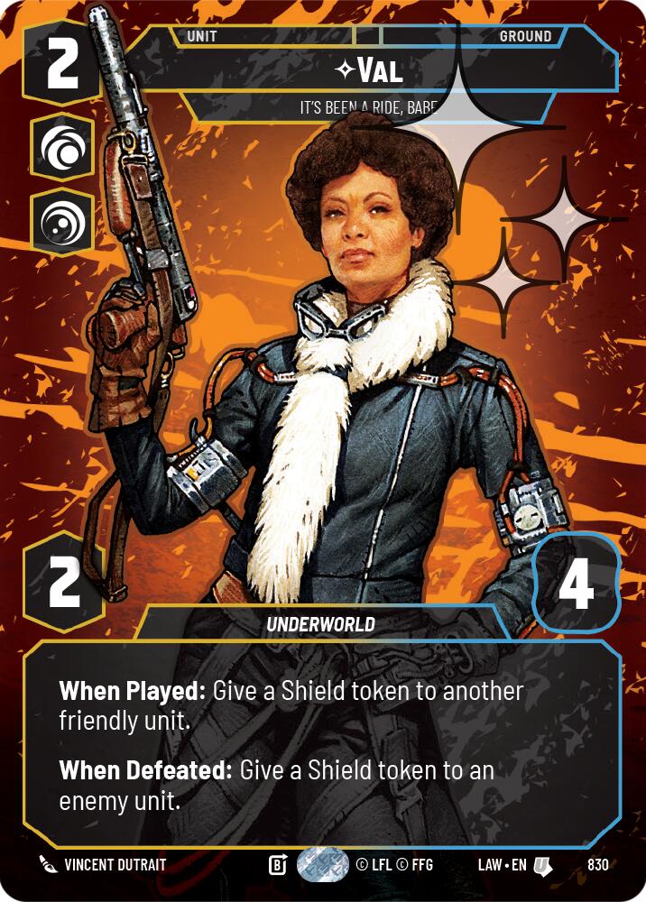 Val - It's Been a Ride, Babe (Prestige Foil) (830) (830) [A Lawless Time] | Exor Games New Glasgow