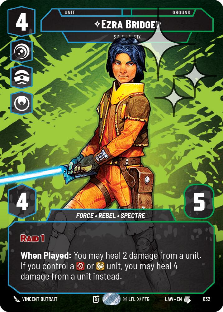 Ezra Bridger - Spectre Six (Prestige Foil) (832) (832) [A Lawless Time] | Exor Games New Glasgow