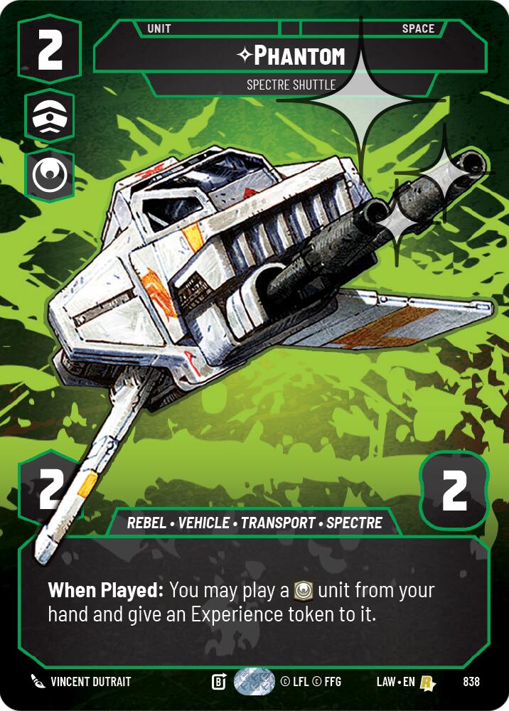 Phantom - Spectre Shuttle (Prestige Foil) (838) (838) [A Lawless Time] | Exor Games New Glasgow